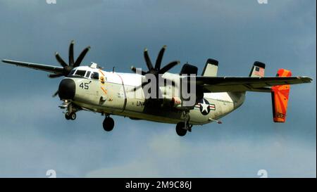 Marine der Vereinigten Staaten - Grumman C-2A Greyhound 162168 (MSN 48). Stockfoto