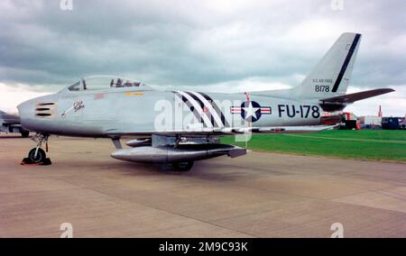 Nordamerika F-86A-5-NA Sabre G-SABR - 48-178 (MSN 151-43547) Stockfoto