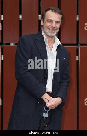 Rom, Italien. 17. Januar 2023. Alessandro Preziosi besucht den Fototermin der Rai-Fiktion „Black Out Vite Sospese“ im Rai Center Viale Mazzini. Kredit: SOPA Images Limited/Alamy Live News Stockfoto