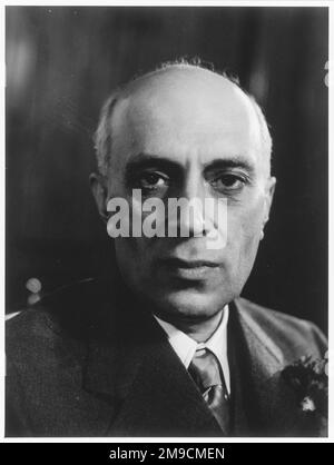 Jawaharlal (Pandit) Nehru (1889-1964), politischer Führer Indiens. Stockfoto