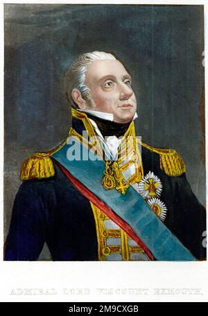 Admiral Edward Pellew, 1. Viscount Exmouth, britischer Marineoffizier Stockfoto