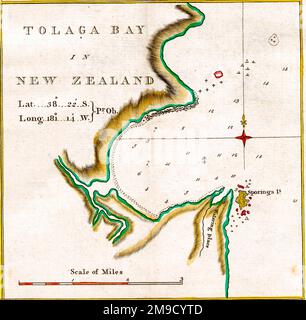 Neuseeland - Tolaga Bay Stockfoto