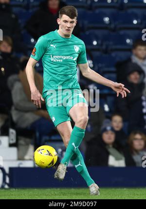 West Bromwich, Großbritannien. 17. Januar 2023. Bailey Clements aus Chesterfield während des FA-Cup-Spiels im Hawthorns, West Bromwich. Der Bildausdruck sollte lauten: Darren Staples/Sportimage Credit: Sportimage/Alamy Live News Stockfoto