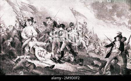 Battle Of Bunkers Hill - 17. Juni 1775 Stockfoto