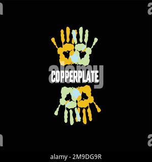 „Freund Schiff“-Logo mit abstraktem Muster Stock Vektor