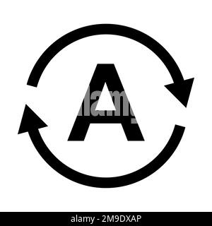 Vektor des Auto-Stopp-Start-Symbols schaltet automatisch den Motor des Fahrzeugs ab Schild für Grafikdesign, Logo, Website, soziale Medien, mobile App, BENUTZEROBERFLÄCHE Stock Vektor