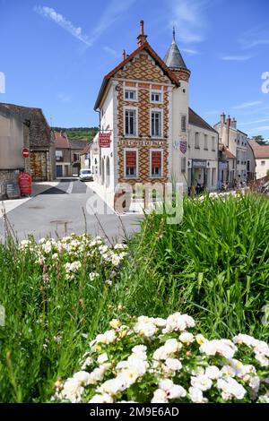 Les Caves du Palais Winery, Nuits-Saint-Georges, Departement Cote-d'Or, Burgund, Frankreich Stockfoto