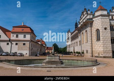 UNESCO-Weltkulturerbe, Renaissance-Schloss in der Tschechischen Republik Stockfoto