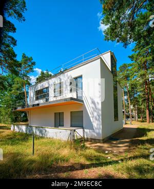 Kandinsky Klee Master House, UNESCO-Weltkulturerbe Bauhaus, Dessau-Rosslau, Sachsen-Anhalt, Deutschland Stockfoto