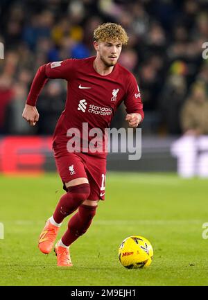 Wolverhampton, Großbritannien. 17. Januar 2023. Harvey Elliott aus Liverpool während des FA-Cup-Spiels in Molineux, Wolverhampton. Der Bildausdruck sollte lauten: Andrew Yates/Sportimage Credit: Sportimage/Alamy Live News Stockfoto