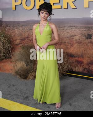 Los Angeles, USA. 17. Januar 2023. Rowan Blanchard kommt am Dienstag, den 17. Januar 2023, zum POKERFACE des Peacock's Los Angeles Premiere im Hollywood Legion Theater in Hollywood, Kalifornien. (Foto: Sthanlee B. Mirador/Sipa USA) Guthaben: SIPA USA/Alamy Live News Stockfoto