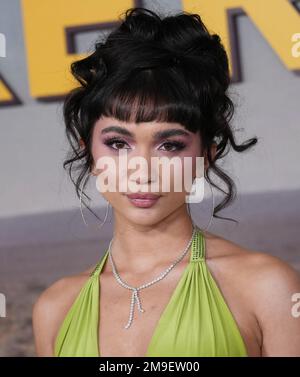 Rowan Blanchard kommt am Dienstag, den 17. Januar 2023, zum POKERFACE des Peacock's Los Angeles Premiere im Hollywood Legion Theater in Hollywood, Kalifornien. (Foto: Sthanlee B. Mirador/Sipa USA) Stockfoto