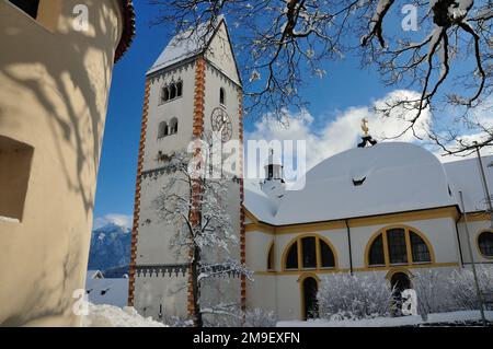 Basilika St. Mang in Füssen Stockfoto