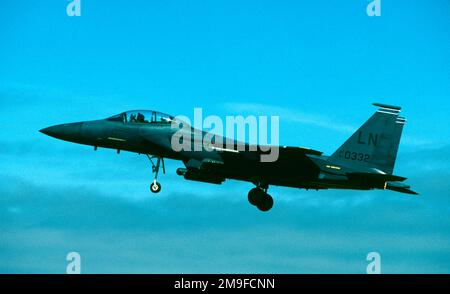 F-15E Strike Eagle AF 91-0332 Stockfoto