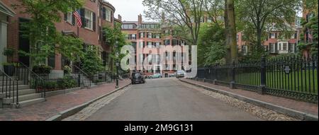 Louisburg Square in Beacon Hill, Boston, Massachusetts, USA Stockfoto