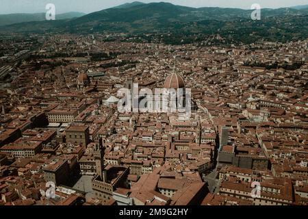Luftaufnahme von Florenz Stockfoto