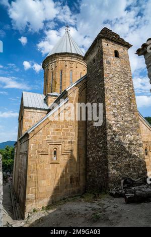 Burgkomplex Ananuri in Georgia Stockfoto