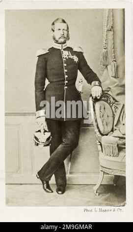 Prinz Frederick William, Kaiser William III., König von Preußen, 1860er Jahre Stockfoto