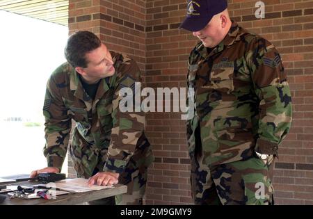 011001-F-5171M-007. Basis: Minneapolis-St Paul IAP/Ars Bundesstaat: Minnesota (MN) Land: Szene der Vereinigten Staaten von Amerika (USA) Hauptkommando gezeigt: AMC Stockfoto