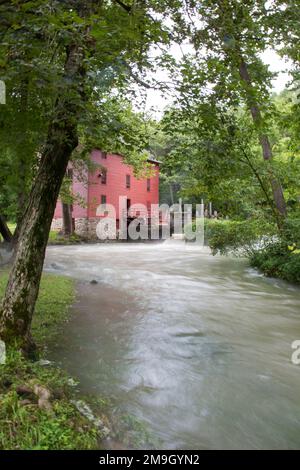 65045-01103 Alley Spring Mill, Ozark National Scenic Riverways in der Nähe von Eminence, MO Stockfoto