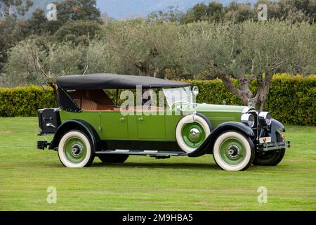 Seitenansicht des 1926 Packard Acht Touring-Autos für 243 7 Passagiere Stockfoto