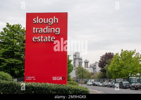 Slough, Berkshire, Großbritannien. 4. Mai 2022. Slough Trading Estate. Kredit: Maureen McLean/Alamy Stockfoto