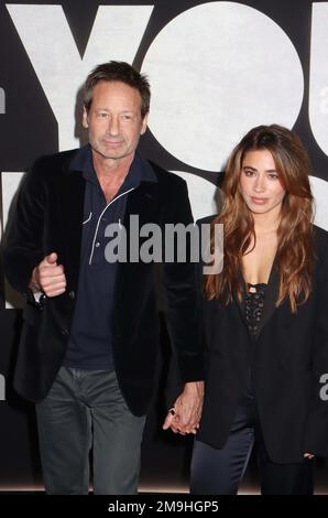 Los Angeles, USA. 17. Januar 2023. David Duchovny, Monique Pendleberry 01/17/2023 die Los Angeles Premiere von Netflix „You People“ im Regency Village Theater in Los Angeles, Kalifornien. Foto von mir Hasegawa/HNW/Picturelux Credit: PictureLux/The Hollywood Archive/Alamy Live News Stockfoto