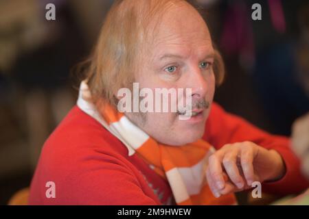 Alpe d'Huez, Frankreich. 18. Januar 2023. Philippe Katerine, Teilnahme am 26. Alpe d'Huez Comedy Film Festival in Alpe d'Huez, Frankreich, am 17. Januar 2023. Foto: Franck Castel/ABACAPRESS.COM Kredit: Abaca Press/Alamy Live News Stockfoto