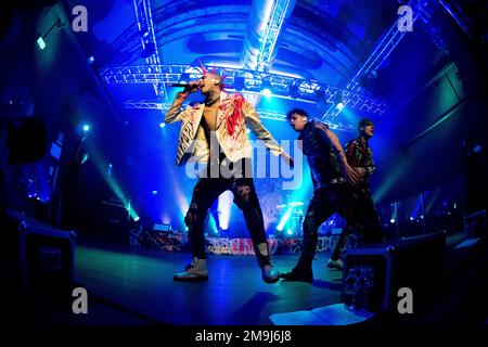 Mailand Italien 17. Januar 2023 LA SAD Theo Fiks Plant - sto nella Sad Tour 2023 - live im Magazzini Generali © Andrea Ripamonti / Alamy Stockfoto