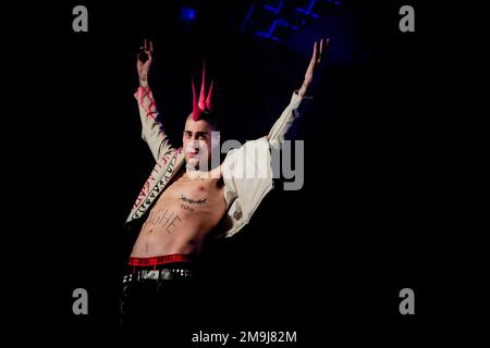 Mailand Italien 17. Januar 2023 LA SAD Theo Fiks Plant - sto nella Sad Tour 2023 - live im Magazzini Generali © Andrea Ripamonti / Alamy Stockfoto