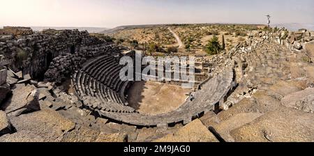 Römisches Theater, Umm Qais, Jordanien Stockfoto