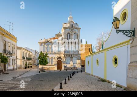 Wunderschönes Belmarco Mansion im Stadtzentrum von Faro, Algarve, Portugal. Stockfoto