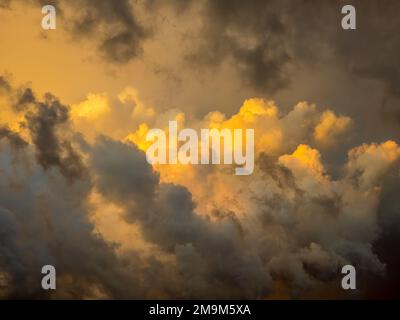 Sturmwolken über dem Golf von Mexiko, Venedig, Florida, USA Stockfoto