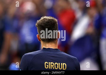 AL KHOR - Olivier Giroud von Frankreich während des Halbfinalspiels der FIFA-Weltmeisterschaft Katar 2022 zwischen Frankreich und Marokko am 14. Dezember 2022 im Al Bayt Stadion in Al Khor, Katar. AP | niederländische Höhe | MAURICE AUS STEIN Stockfoto