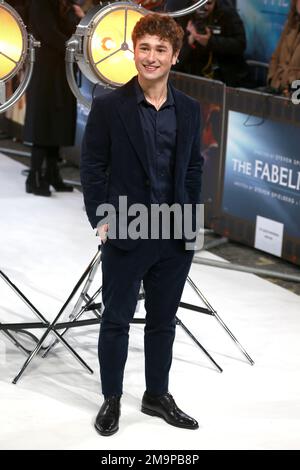 Gabriel LaBelle nimmt an der britischen Premiere von „The Fabelmans“ auf der Curzon Mayfair in London, England, Teil. Stockfoto