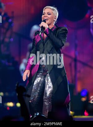 Pink in Konzert im BB&T Center in Florida Stockfoto