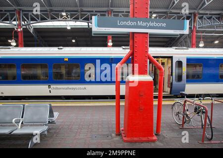 Marylebone Station London und Chiltern Railways Stockfoto