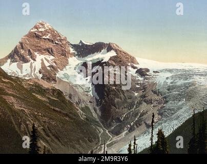 Sir Donald aus Mt. Abbott, Selkirk Mountains, ca. 1902 Stockfoto