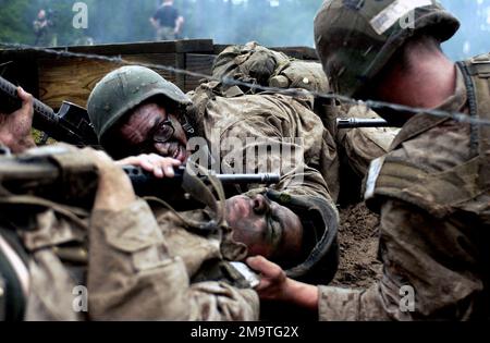 030923-F-9625I-009. Basis: USMC Recruit Depot, Parris Island State: South Carolina (SC) Country: United States of America (USA) Scene Major Command gezeigt: Marine Corps Recruiting Command Stockfoto