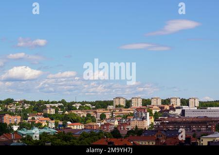 Ein Bild von der Stadtlandschaft gegen den Himmel Stockfoto