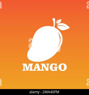 Mango-Vektor-Symbol-Illustration Logo-Design. Stock Vektor