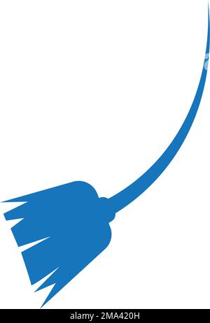 Besensymbol. Konstruktionsvorlage für vektordarstellung. Stock Vektor