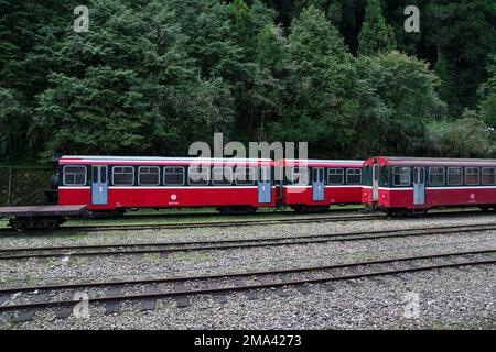 Taiwan alishan, kleiner Zug Stockfoto