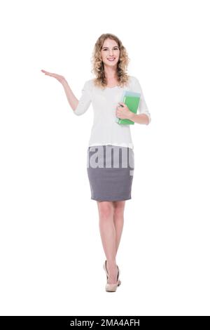 Glückliche ausländische Lehrerinnen Stockfoto