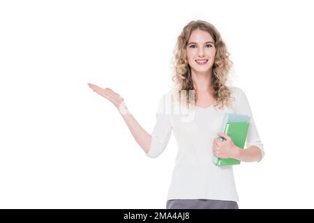 Glückliche ausländische Lehrerinnen Stockfoto