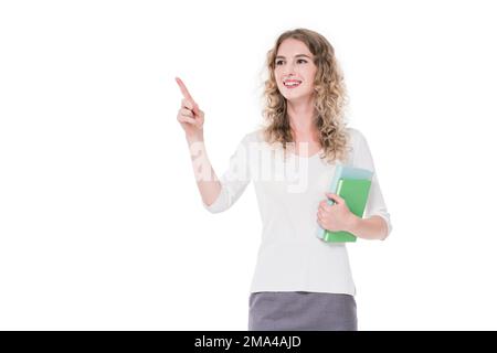 Glückliche ausländische Lehrerinnen Stockfoto
