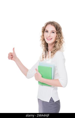 Glückliche ausländische Lehrerinnen Stockfoto