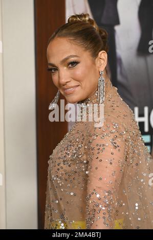 Los Angeles, USA. 18. Januar 2023. Jennifer Lopez bei der Premiere für „Shotgun Wedding“ im TCL Chinese Theatre, Hollywood. Bildnachweis: Paul Smith/Alamy Live News Stockfoto