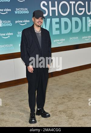 Los Angeles, USA. 18. Januar 2023. Evan Ross bei der Premiere für „Shotgun Wedding“ im TCL Chinese Theatre, Hollywood. Bildnachweis: Paul Smith/Alamy Live News Stockfoto