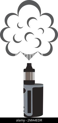 Vaping Logo.Vector Illustration Vorlagendesign Stock Vektor